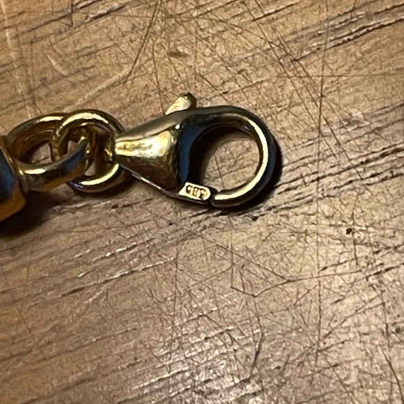 14k Yellow Gold Double Panther Head Espiga Chain Necklace - Picture 5 of 5